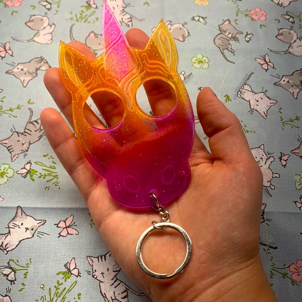 Unicorn self defense keychain - Picture 2 of 2